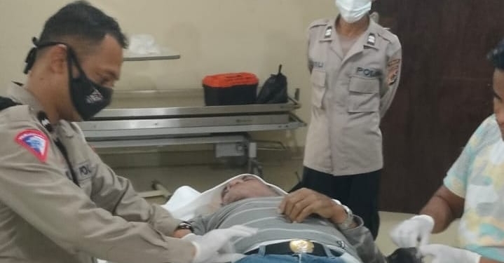 Seorang Pria Paruh Baya Meninggal Dunia di Jalan Alternatif Waena Akibat Kecelakaan