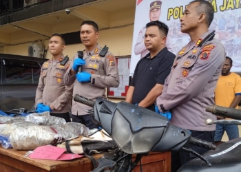 Sat Narkoba Polresta Jayapura Kota Tangkap Warga PNG Penjual Ganja 8,3 Kg