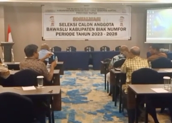 Pendaftaran di Buka, Timsel Wilayah II Saireri Gelar Sosialisasi Seleksi Calon Anggota Bawaslu