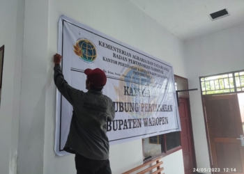 Pemkab Waropen Apresiasi Dibukanya Kantor Penghubung Pertanahan di Waropen