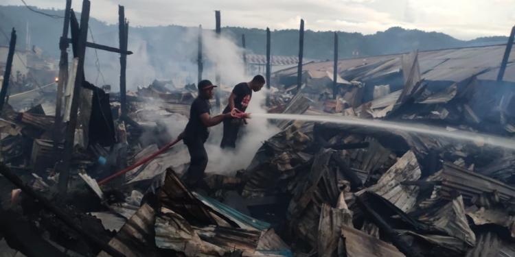 Api Hanguskan 10 Rumah di Waihmorok Kota Jayapura