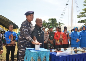 Pangkoarmada III Resmikan Pangkalan TNI AL di Sarmi