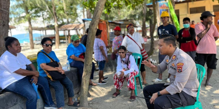 Polisi Himbau Pemilik Cafe di Japsel  Ikut Jaga Kantibmas