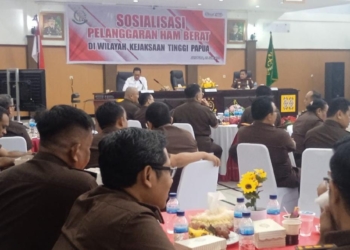 Peningkatan Wawasan Penyelesaian Pelanggaran HAM, Kejati Papua Gelar Sosialisasi