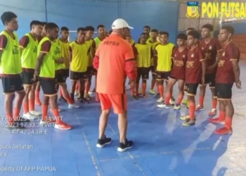 Pelatih Futsal PON Papua, Harap Kualifikasi Pra PON Aceh – Sumut Dilaksanakan di Papua