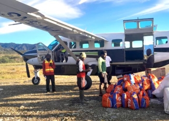 Ribuan Bantuan Logistik di Distribusi Kepada Warga Terdampak Bencana di Puncak