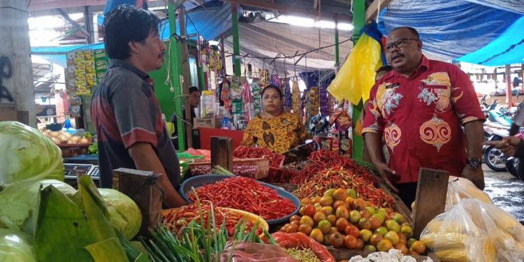 Sidak Pasar, TPID Kota Pastikan Sembako Terpenuhi, Harga Relatif Stabil