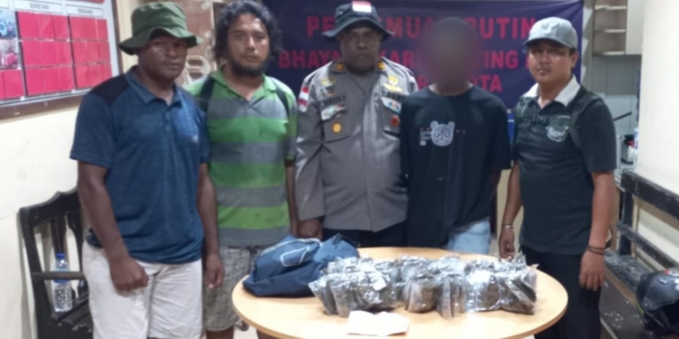 Bawa Ganja, Polisi Tangkap 3 Orang di Pelabuhan Jayapura