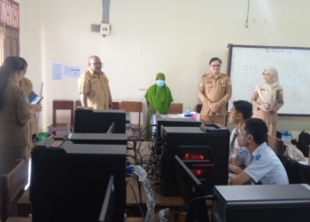 Hari Kedua, Pelaksanaan ANBK Berjalan Lancar, Meski Terganggu Jaringan Server Pusat