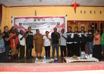 Polisi Dorong KelurahanArgapura Jadi Kampung Tangguh Bebas Narkoba