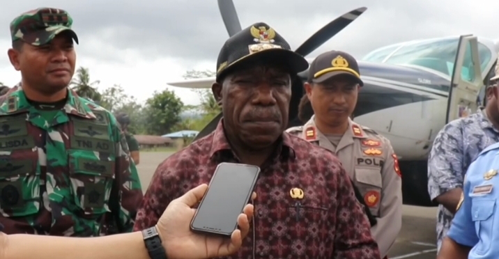 Pj Bupati Launching Penerbangan  Subsidi Layani Masyarakat Nduga