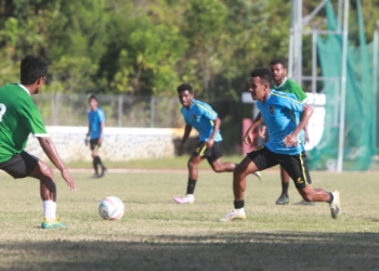 Jelang Liga 2, Persewar Waropen Uji Tanding Dengan Tunas Muda Hamadi