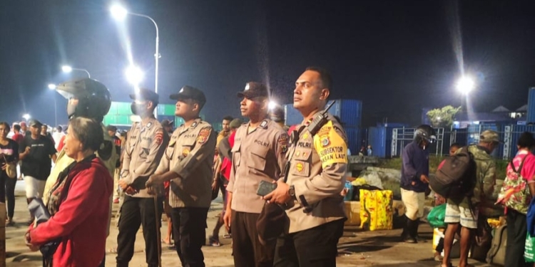 Dukung STC, KP3 Laut Biak Siapkan 11 personil Pengamanan Di Areal Pelabuhan Biak