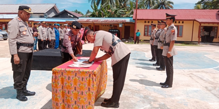Empat Pejabat Utama Polres Supiori Diganti, Ipda Daniel Rumpaidus Jabat Kasat Reskrim