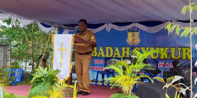 Ibadah Syukur Keluarga Besar Rimbawan Dinas Kehutanan Dan Lingkungan Hidup Provinsi Papua