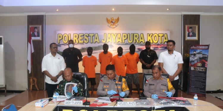 Pelaku Pembakaran Ruko Disekitar Traffic  Light Waena Pada Desember 2023, Berhasil Ditangkap Polresta Jayapura Kota