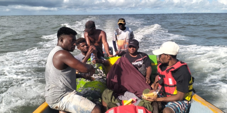 Seluruh Korban Laka Laut Di Periaran Muara Ruai Mamberamo Raya Selamat