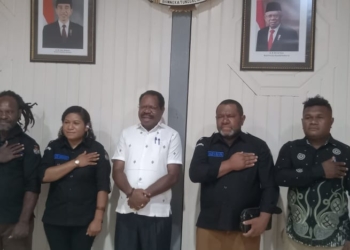 Jelang Pemilu, Ketua KPU Kabupaten Temui Bupati Nabire, Mantapkan Persiapan Pemilu 2024