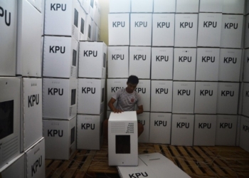 KPU Provinsi Papua Tengah Update Total Keseluruhan Jumlah Logistik Pemilu Di 8 Kabupaten/kota 89,39%