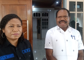 Bupati Nabire Terima Audiens KPU Kabupaten Nabire, Pemda Siap Dukung KPU Sukseskan Pemilu