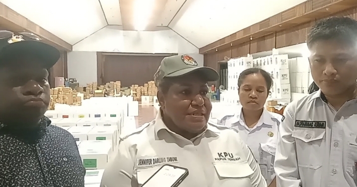 Pastikan Kesiapan Pemilu 2024, PJ Gub Papua Tengah Beserta Forkopimda Tinjau Gudang Logistik 3 Kabupaten