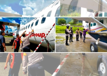 Dua Pesawat Sipil Tujuan Puncak dan Yahukimo Ditembak Oleh KKB Kedua Wilayah,Berikut Ini Penjelasan KaSatgas Ops Damai Cartenz-2024