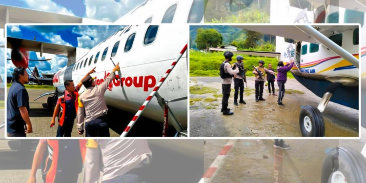 Dua Pesawat Sipil Tujuan Puncak dan Yahukimo Ditembak Oleh KKB Kedua Wilayah,Berikut Ini Penjelasan KaSatgas Ops Damai Cartenz-2024