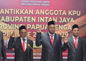 Sahhh, 5 Komisioner KPU Intanjaya 2024-2029 Resmi Dilantik, Ini Pesan Komisioner KPU PPT