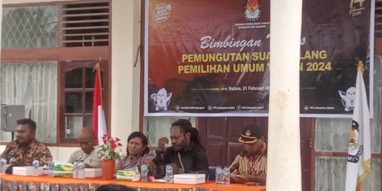 24 Februari 2024, 7 TPS Di Nabire Akan Lakukan PSU. Ketua KPU Ajak Masyarakat Gunakan Hak Suaranya