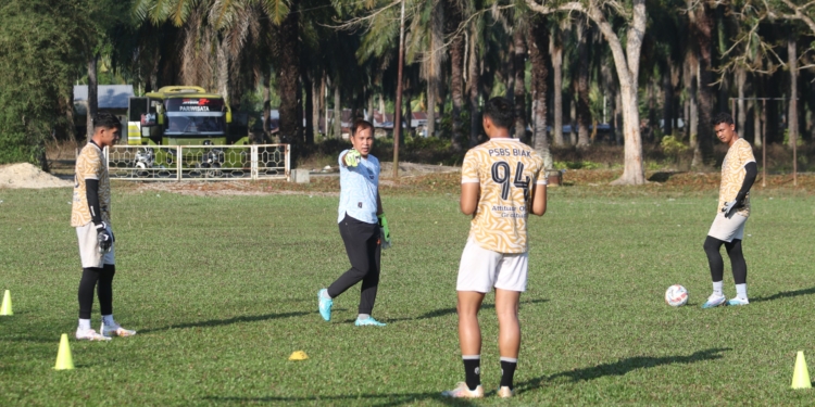 Para Kiper Tim PSBS Biak Nyatakan Siap Tempur Hadapi Tuan Rumah Persiraja
