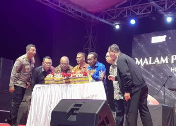 Ribuan Orang Padati Lapangan PTC Karang Saksikan Malam Puncak Hut Kota Ke 114