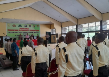 Penutupan Pendidikan dan Pelatihan Dasar Satpam OAP Tahun 2024 Di Kota Jayapura