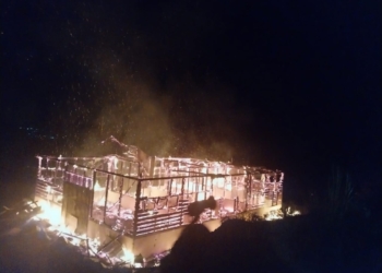 Polres Dogiyai Akan Selidiki Kasus Kebakaran Kantor Badan Penanggulangan Bencana Daerah Kab. Dogiyai Prov Papteng