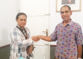 Silahturahmi, Nokenlive Jayapura Bertemu Kadisnakertrans Nabire, Bahas Kerjasama Publikasi