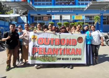 SMPN 2 Jayapura Gelar Outbond Bagi 30 Siswa Anggota Pramuka