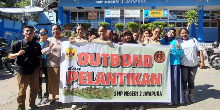SMPN 2 Jayapura Gelar Outbond Bagi 30 Siswa Anggota Pramuka