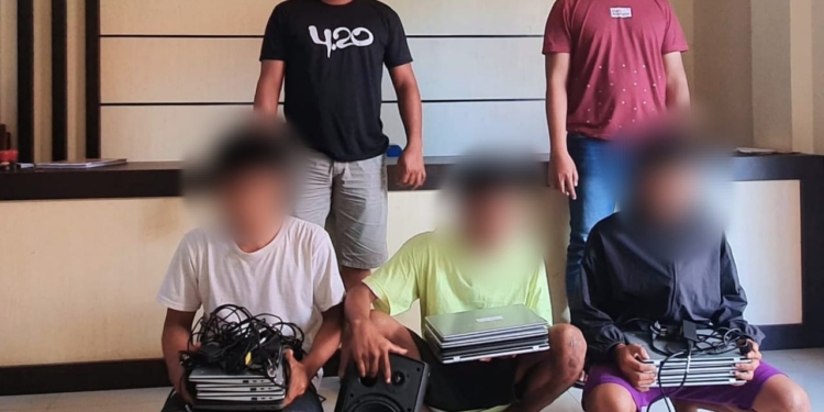 Di Waena Polisi Bekuk 3 Remaja Inisial MA, KM, Dan PB, Ada Apa ?