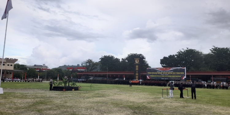 Wakapolda Papua Pimpin Apel Gelar Pasukan Ops Ketupat Cartenz 2024