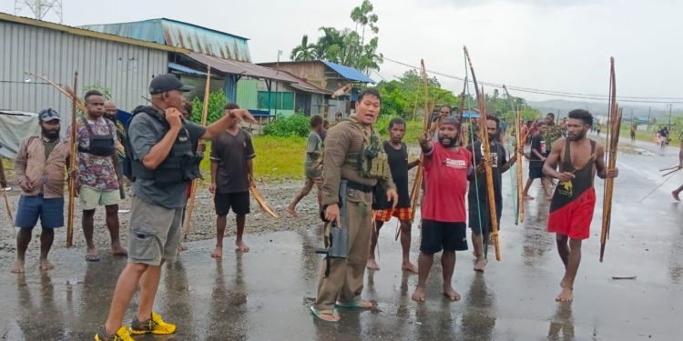 Pertikaian Antar Dua Kelompok Masyarakat Di Nduga, Di Tangani Polres Nduga