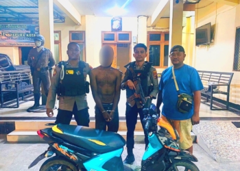 AW Seorang Pemuda, Diamankan Polisi Saat Mabuk, Ternyata Penadah Motor Curian