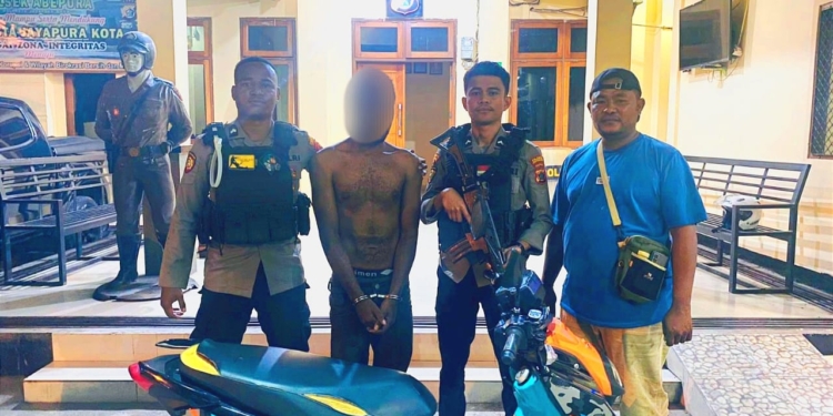 AW Seorang Pemuda, Diamankan Polisi Saat Mabuk, Ternyata Penadah Motor Curian