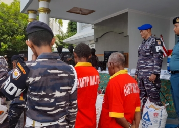 3 WNA Asal PNG Dan 30 Karung Pinang Diamankan Satrol Lantamal X Jayapura, Ini Penjelasannya