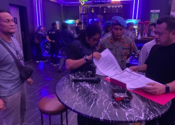 Sat Narkoba Polresta Amankan Puluhan Botol Miras Di THM Entrop