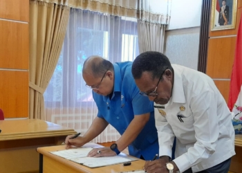 Pemkot Jayapura Dengan PT Air Minum Jayapura Teken MOU Terkait Pengelolaan Air Limbah Domestik