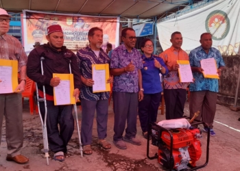 Serahkan 5 Unit Alkon Di Daerah Apo Bengkel, Ini Harapan Pj Walikota Jpr