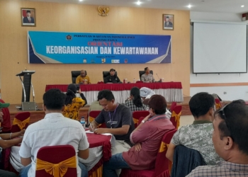 Insan Pers Di Jayapura Mengikuti OKK Di Rastra Samara Polda Papua