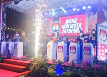 KPU Launching Peluncuran Pilkada Kota Jayapura 2024