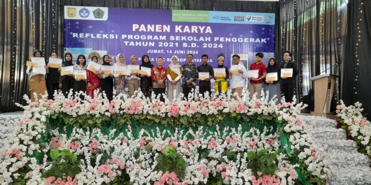 Panen Karya Refleksi Sekolah Penggerak SMA Mandala Trikora Tahun 2024, Tampilkan Hasil Karya