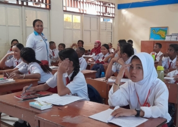 Hari Ke-2 MPLS Siswa Baru Di SMPN 2 Jayapura Berjalan Aman