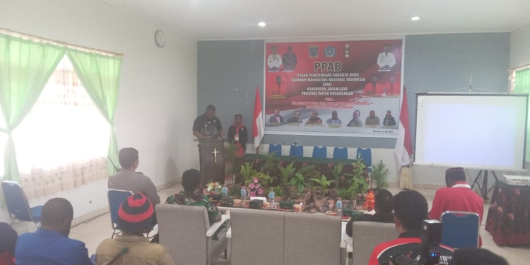 Bupati Jayawijaya Ajak GMNI Tanamkan Ideologi Bagi Penerus Bangsa